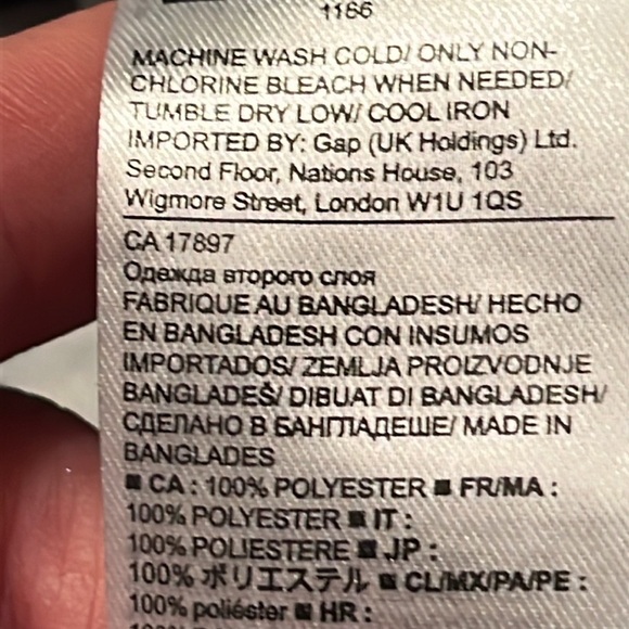 Banana Republic off shoulder black white check top size small - Picture 6 of 11